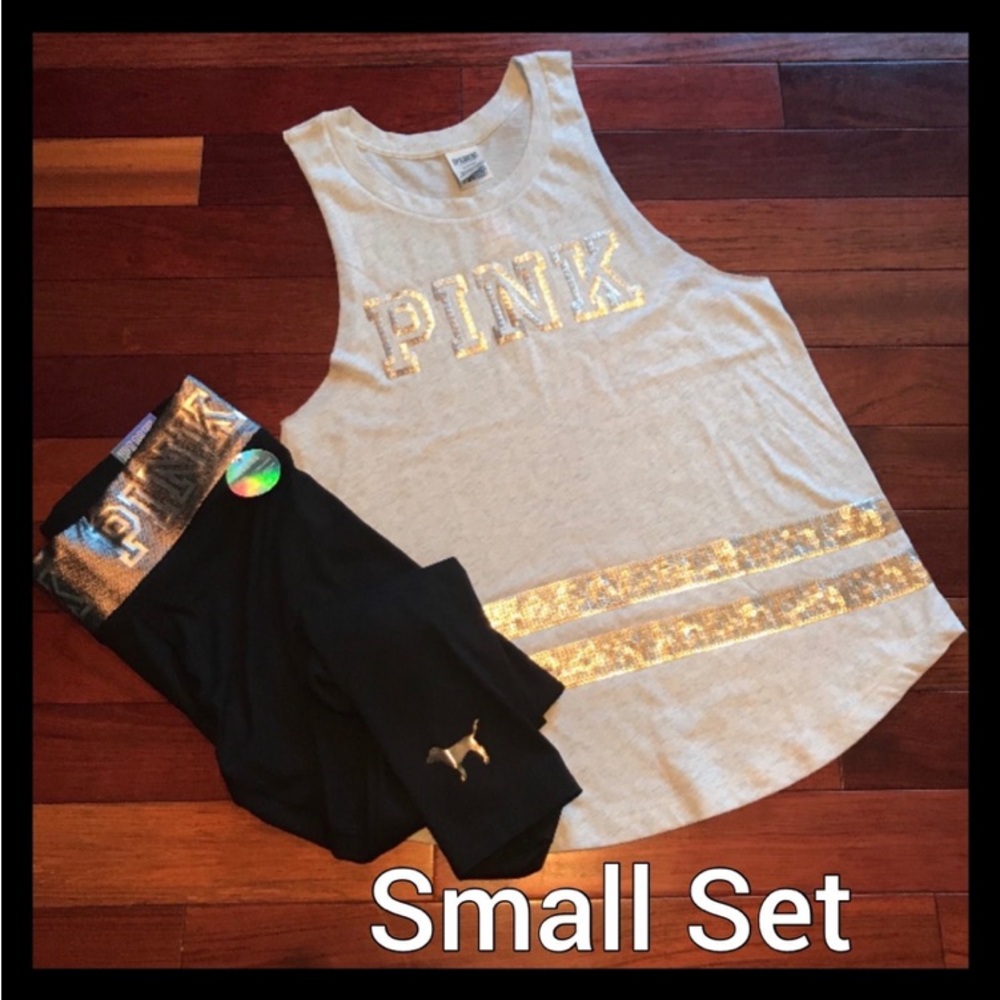NWT VS PINK SMALL BLING RARE SET